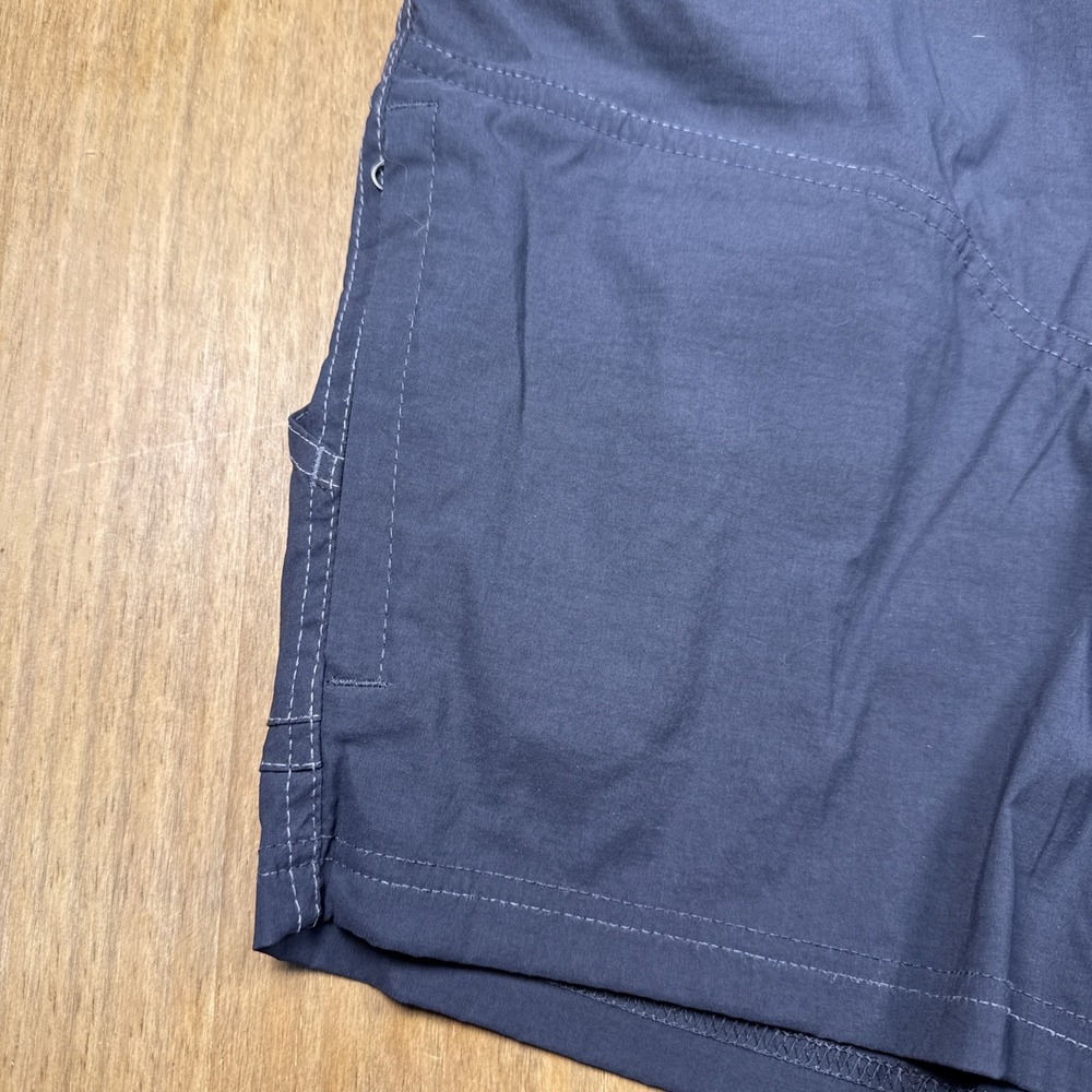 Kuhl Men Renegade Shorts 32 Asphalt Gray Hiking Chino Lightweight Quick Dry Zip - Picture 5 of 13